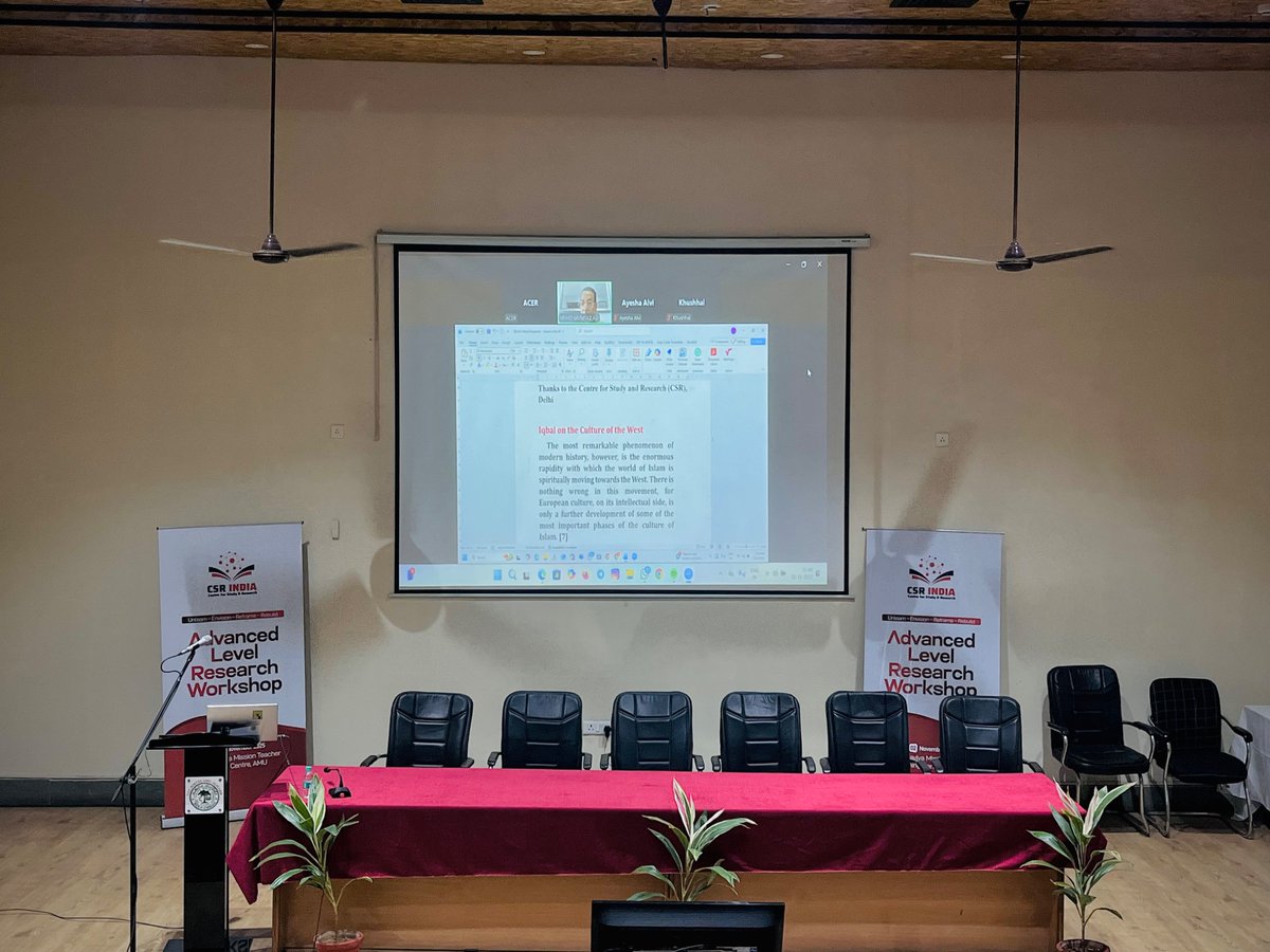 CenterForStudy1's tweet image. Day two of began with Dr. Zulqernain Haider from IIUM Malaysia. This was followed by Dr. Waseem Naser from CSR. Next, Prof. Muhammad Mumtaz Ali from IIUM shared his inights. The session concluded with a conversation between Dr. Yusuf Amin  and Dr. Mohammed Rizwan.