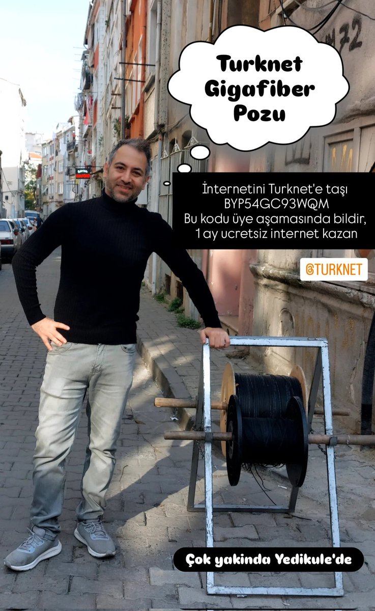 emrahanitas's tweet image. Internetini Türknet&apos;e taşı BYP54GC93WQM 
Bu kodu üye aşamasında bildir. 
1 ay ucretsiz internet kazan

#Türknet gigafiber mahallemize hayırlı olsun

#Turknet #gigafiber