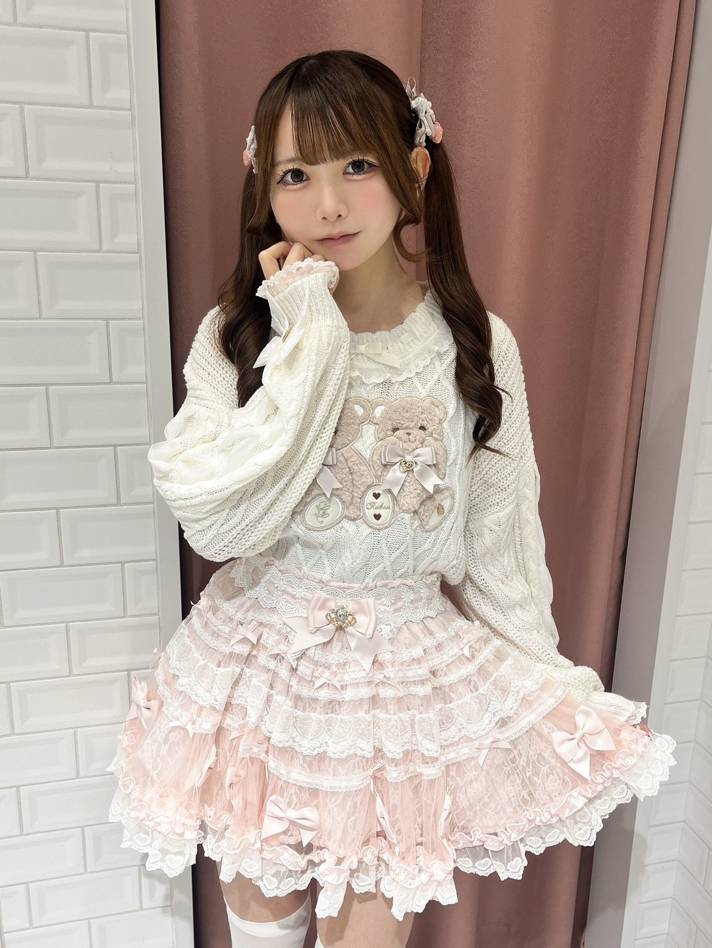 【完売人気】LIZ LISA チュールリボンティアードスカパン 未使用級 G46K2OhbQAQQ_hd.jpg:large