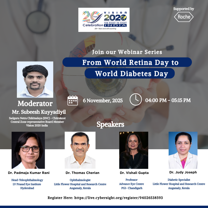 Join us for the second #webinar in our special series, taking you on an insightful journey from #WorldRetinaDay to #WorldDiabetesDay.

Register now and get ready to be part of this important discussion live.cybersight.org/register/94026…
.
#diabetesawarenessmonth #diabetesawareness