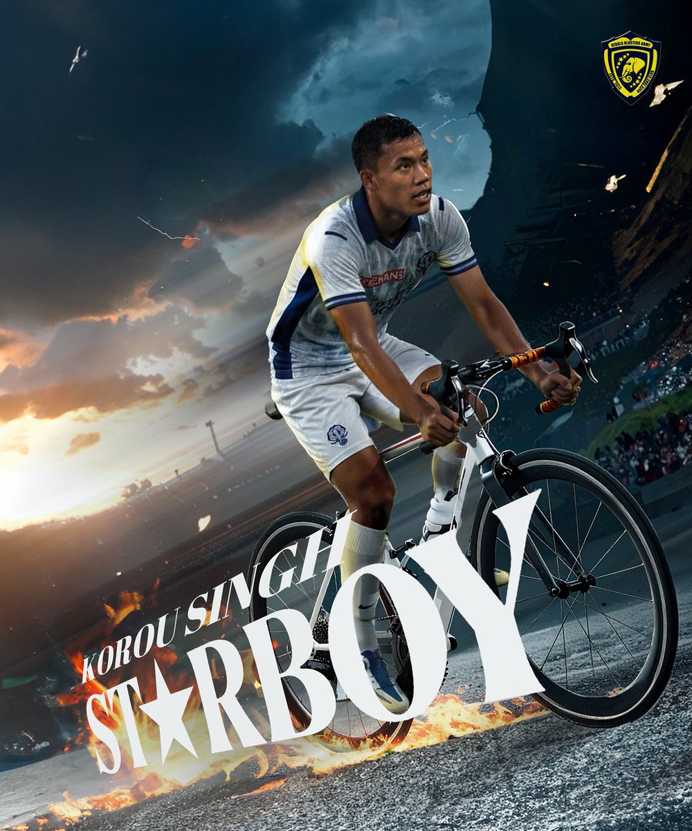 blasters_army's tweet image. Our Star Boy Korou⭐️ 

He can score from any angle !!🚴
.
#Yennumoppamkbarmy #Keralablastersarmy #Keralablasters