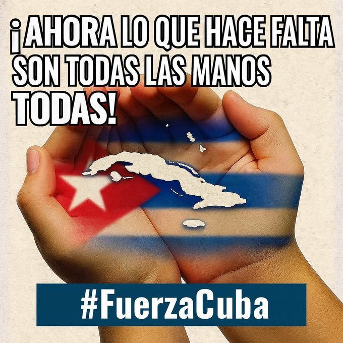 SFerreyan's tweet photo. #FuerzaCuba
#CubaV https://t.co/H1Nv2jG315