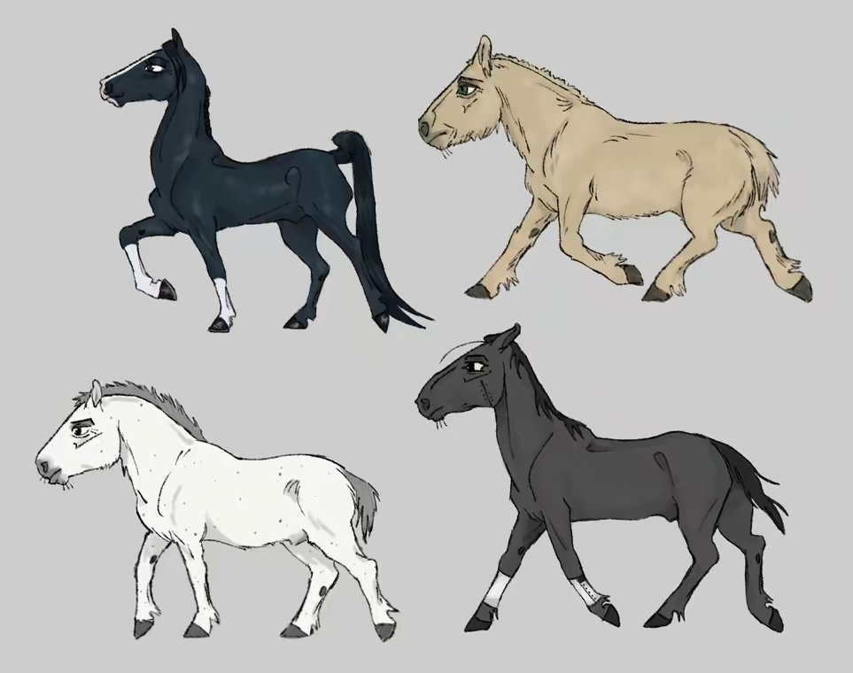 YaoiHorse_'s tweet photo. I already posted these on Tiktok, but I'll put them here too... In trying to get better at coloring https://t.co/bTB5Dvu2vt