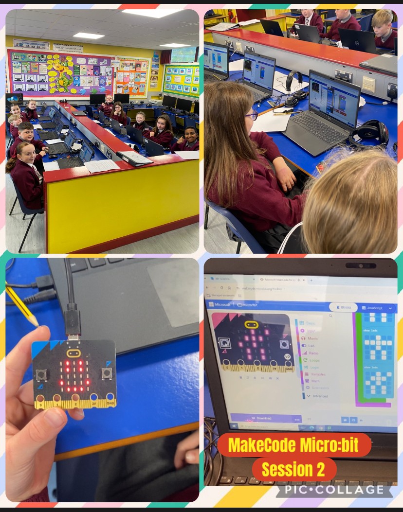 A huge thank you this morning to <a href="/NeeveHyland/">Neeve Hyland</a> and <a href="/MattyD_Edu/">Matty Davidson</a> from <a href="/MS_eduIRL/">Microsoft Education Ireland</a> We had a great session with our DreamSpace Ambassadors learning all about Micro:bits and coding terms. 
holytrinitybelfast.co.uk/news/makecode-…