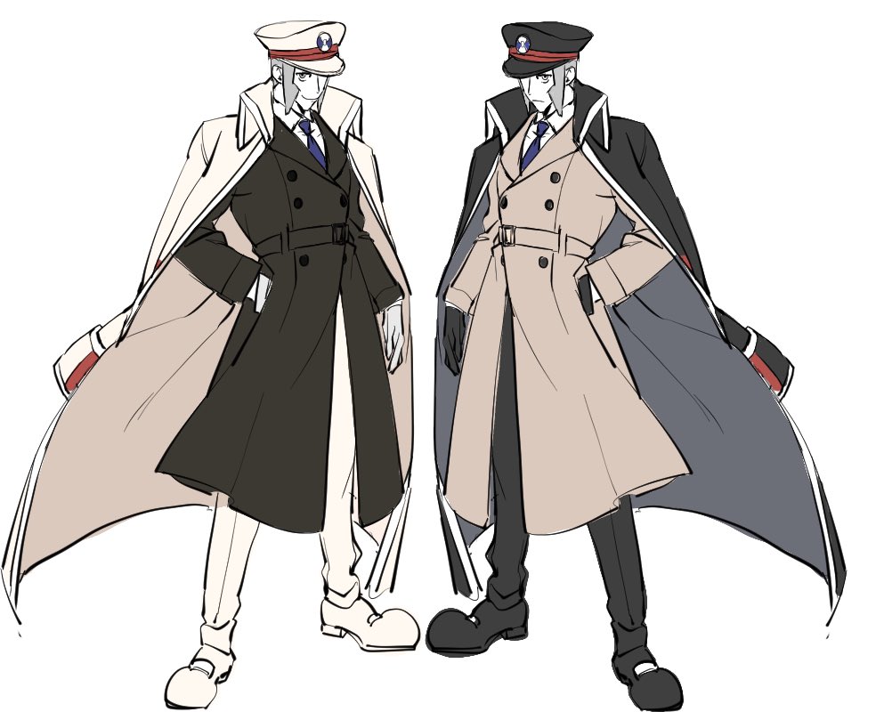 反転したらコート逆になるでしょーが