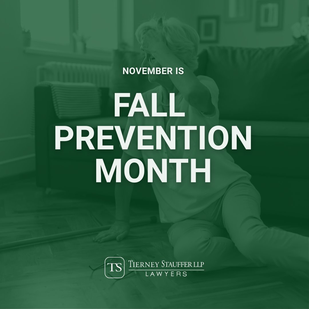 November is Fall Prevention Month! Property owners must ensure safe premises. Negligence can lead to serious injuries. Let's eliminate hazards! #FallPreventionMonth #PersonalInjuryLaw