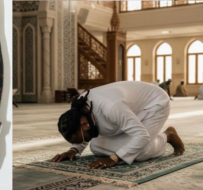 githii's tweet image. Burna Boy converted to Islam? Isn’t his music haram?