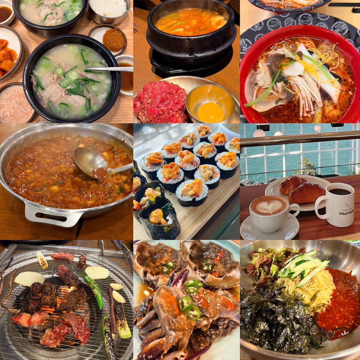釜山行ってきましたーー！
色々食べて幸せだった♡♡