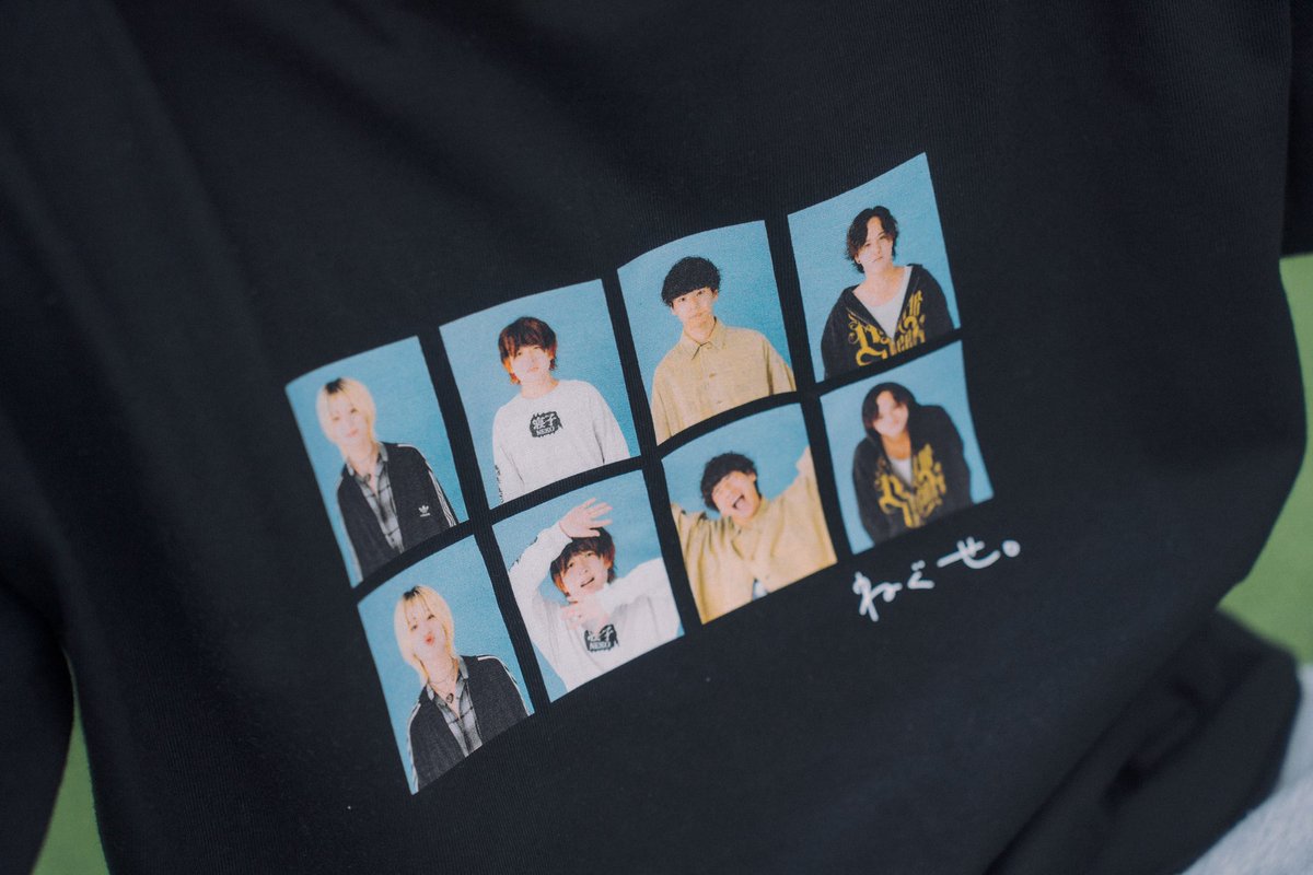 New Goods 】 ⚫︎ねぐせ。の証明写真Tシャツ ⚫︎ラバーバンド レッド