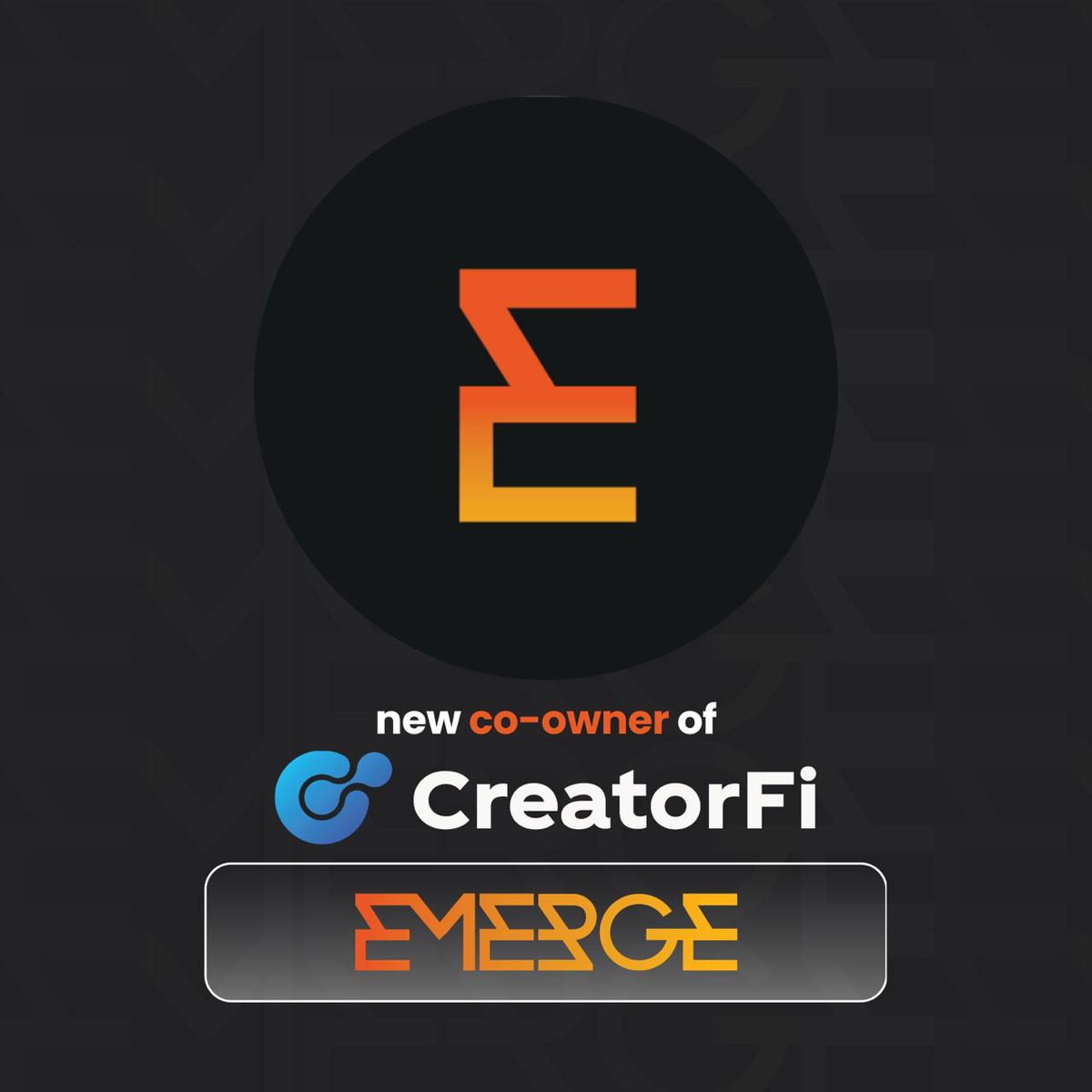 emerge_grp's tweet image. For the past few months, we&apos;ve been in the kitchen COOKING.

Stoked to be building @TheCreatorFi from the ground up with @yellowpantherx, @pukerrainbrow and @maeveknows. 

Don&apos;t just watch from the sidelines. Get early access, shape the platform.

For Creators, by Creators.