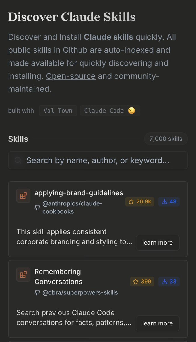 claude-plugins.dev is now at 7000 skills and nearly 3000 plugins!