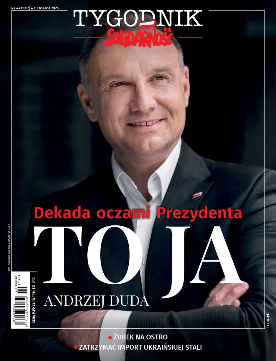 Nowy <a href="/Tysolpl/">Tygodnik Solidarność - tysol.pl</a> podsumowuje prezydenturę Andrzeja Dudy. Nie zamierzamy się przyłączać do łatwych i modnych ostatnio (ale ahistorycznych) jęków/stęków na PADa. Uważamy, że była to dobra (a momentami bardzo dobra) prezydentura, dzięki której udało się w Polsce zrobić wiele