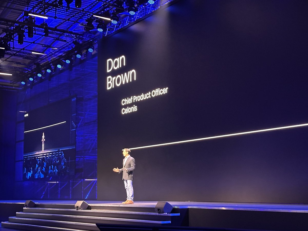 mikeni's tweet image. The #Celosphere25 Platform Keynote kicks off with a different beat - this is where it gets real
Not more models, but understanding of process context
Kicking off with new CPO, Dan Brown
#Celonis #DataToDecisions #AI