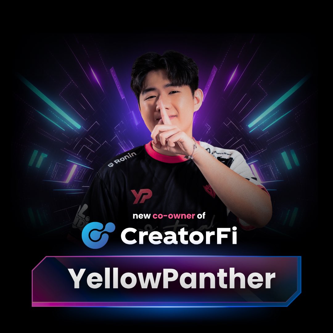 yellowpantherx's tweet image. This has been a long time in the making, but I’m excited to finally announce that I’m the new Co-Owner of @TheCreatorFi 🤝

I’ve been a content creator for many years since before crypto and the struggle has always been getting paid opportunities via the right channels. 

Getting…