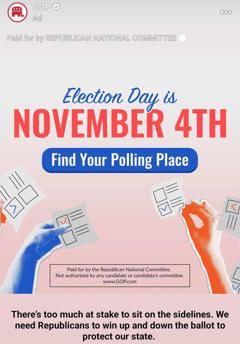 mafia_mastiff's tweet photo. Republicans who sit home during Election Day vote for Democrats. Vote Red to Save America.โค๏ธ๐บ๐ธโค๏ธ๐บ๐ธโค๏ธ๐บ๐ธ #VoteRedAmerica https://t.co/u4MRNBbvSn
