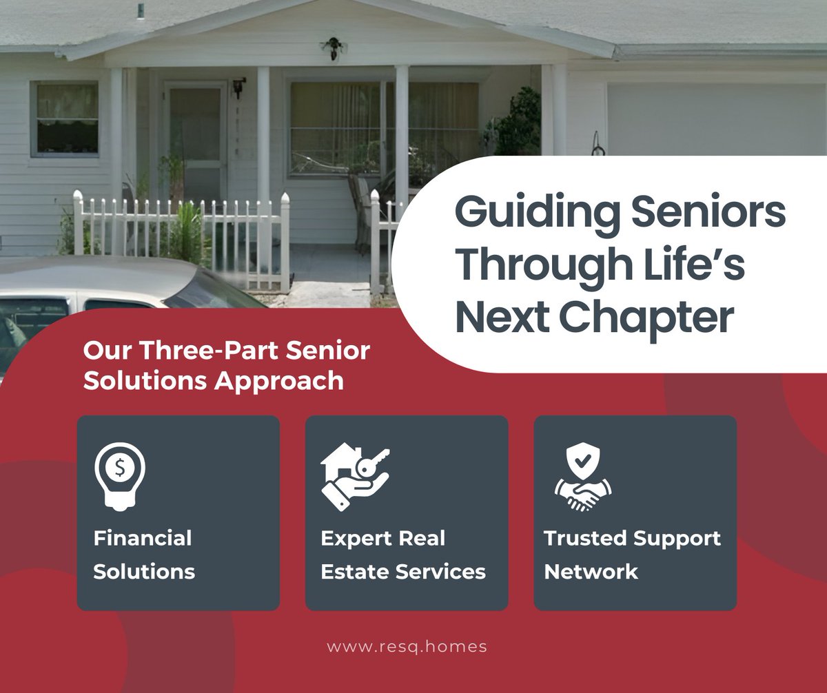 Resqhomesllc's tweet image. 🏡 Our Three-Part Senior Solutions Approach
We bring together financial guidance, real estate expertise, and a trusted support network — creating a smooth, coordinated plan for seniors and families. 💛

#ResqHomes #SeniorSolutions

📞 (352) 400-4022 | 🌐 resq.homes