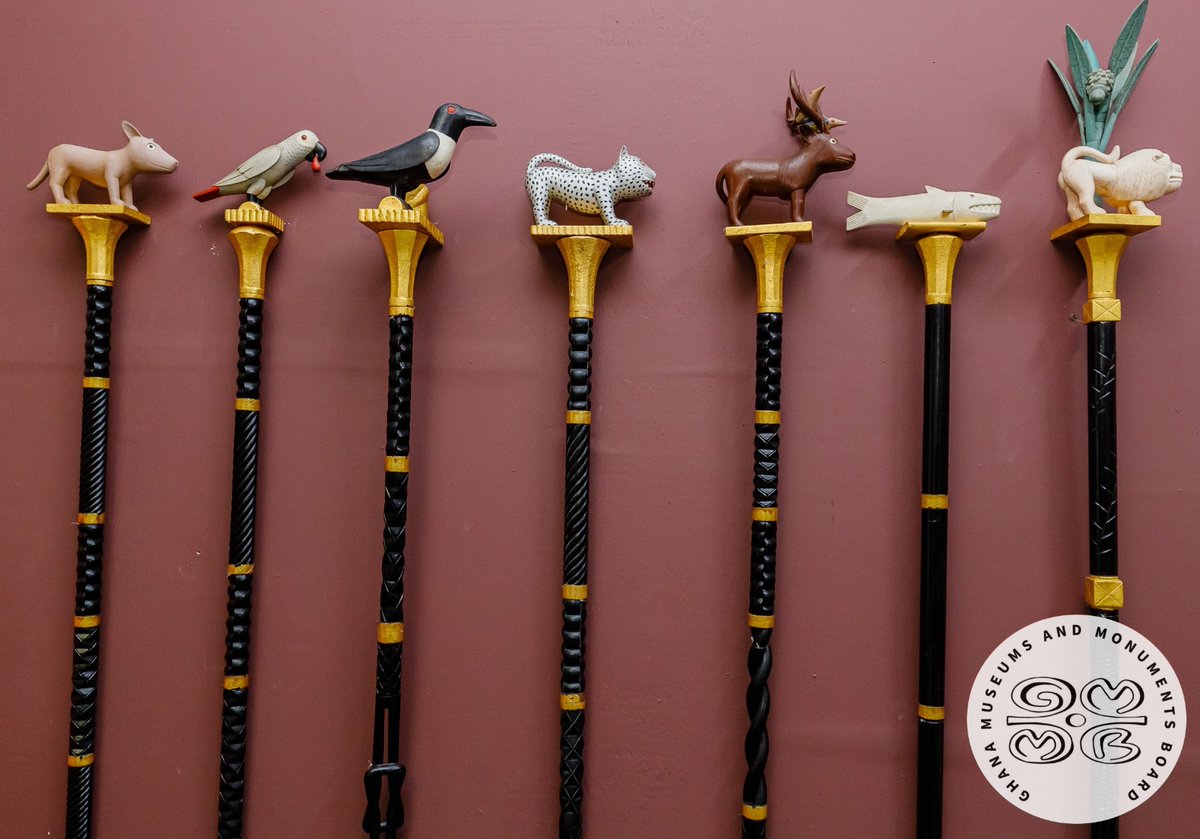 In Ghanaian tradition, clans link us to our ancestors—preserving history, values &amp; identity. Each clan’s totem and staff tell stories of leadership, spirit &amp; unity.
📍Visit the National Museum, Accra
🕘 9AM–4PM daily

#GhanaCulture #ClanHeritage #VisitGhana #NationalMuseumGhana