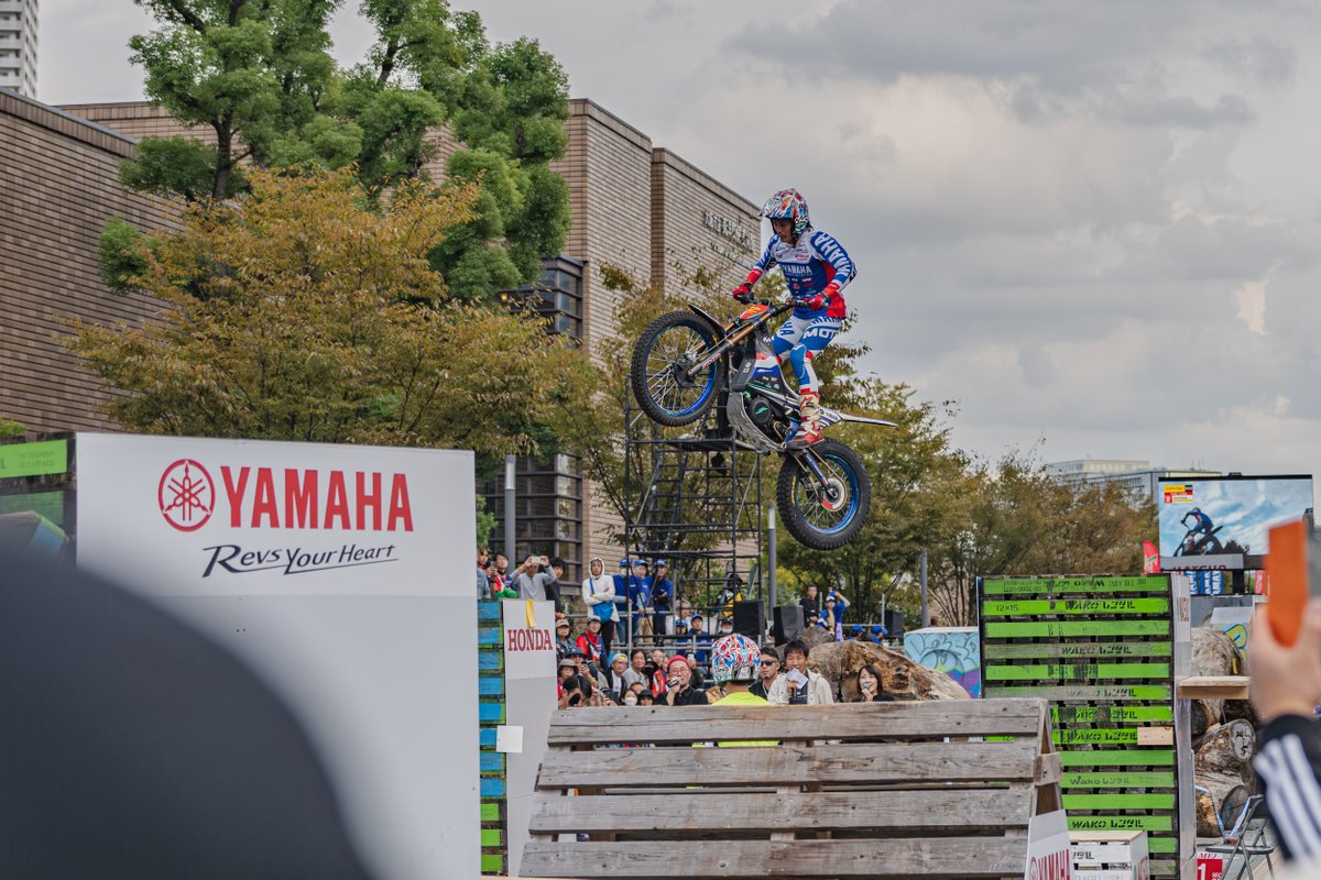 syaoron_cub's tweet image. 勝利への大ジャンプ！！
チャンピオンおめでとございます！！🏆
めっちゃすごかった〜😆
＃黒山健一
 #CityTrialJapan