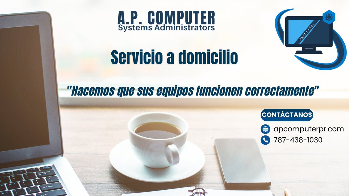 apcomputerpr's tweet image. ¿Su computadora requiere reparaciones y se le dificulta llevarla a reparar? 
📨 info@apcomputerpr.com
🌐 apcomputerpr.com
#reparaciondecomputadoras #reparaciondelaptops #APComputer #APComputerSystems #APComputerPR #APComputerPRUSA #Dios #Diosesbueno #God #Godisgood