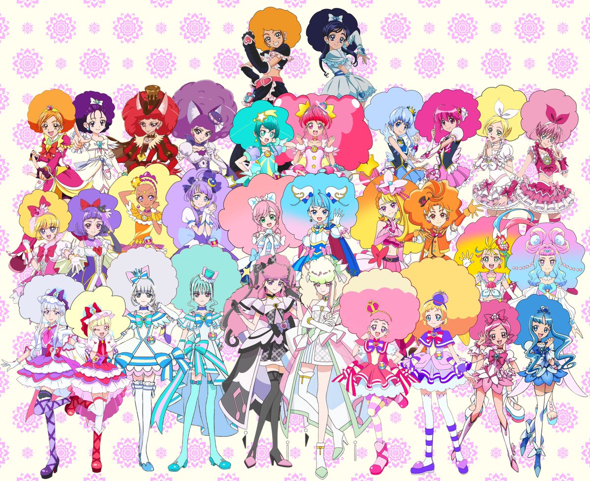 Afro hair 
#precure #prettycure