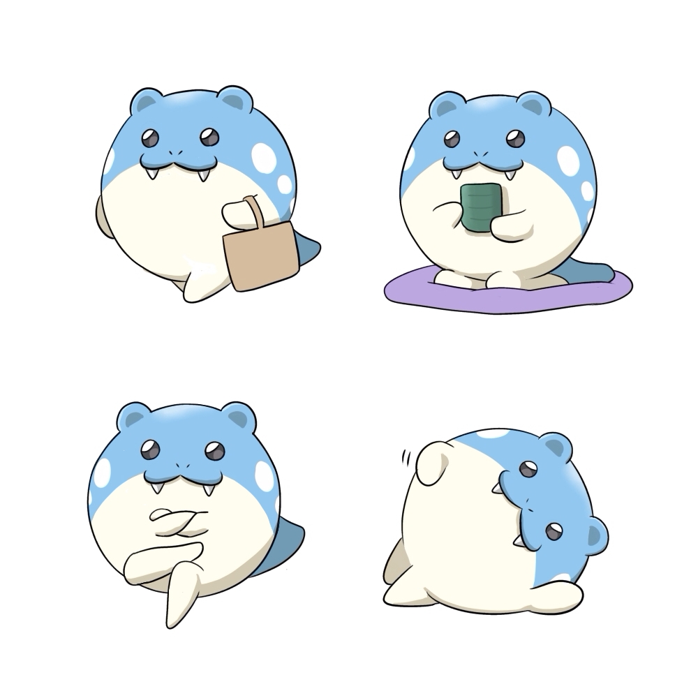 メガタマザラシ（幻覚）と色んなポーズ