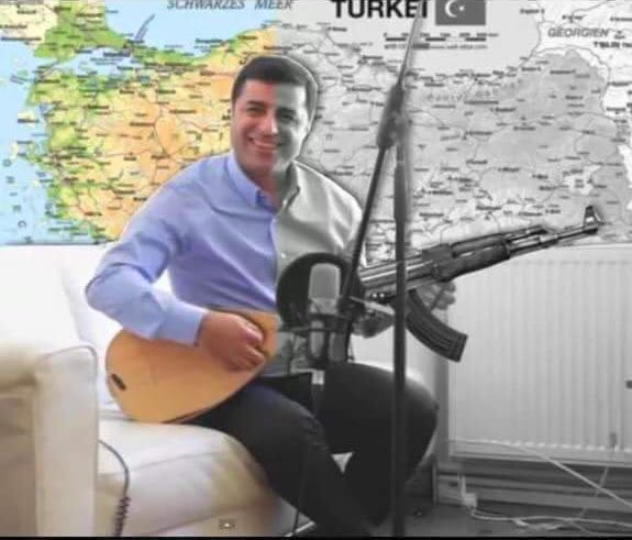 Selahattin Demirtaş azılı terör*sttir ve içeride çürümelidir butonu.