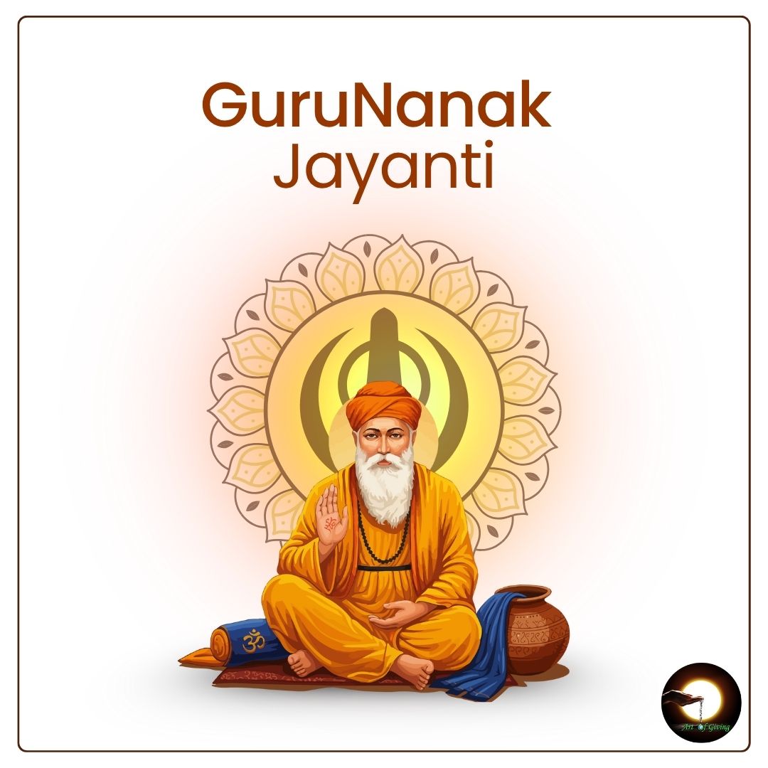 artofgiving_net's tweet image. On the sacred occasion of Guru Nanak Jayanti, #ArtOfGiving extends heartfelt wishes of peace, compassion, and harmony. May the teachings of Guru Nanak Dev Ji inspire us to serve selflessly, spread kindness, and walk the path of truth and love.
.
.
.
.
#GuruNanakJayanti