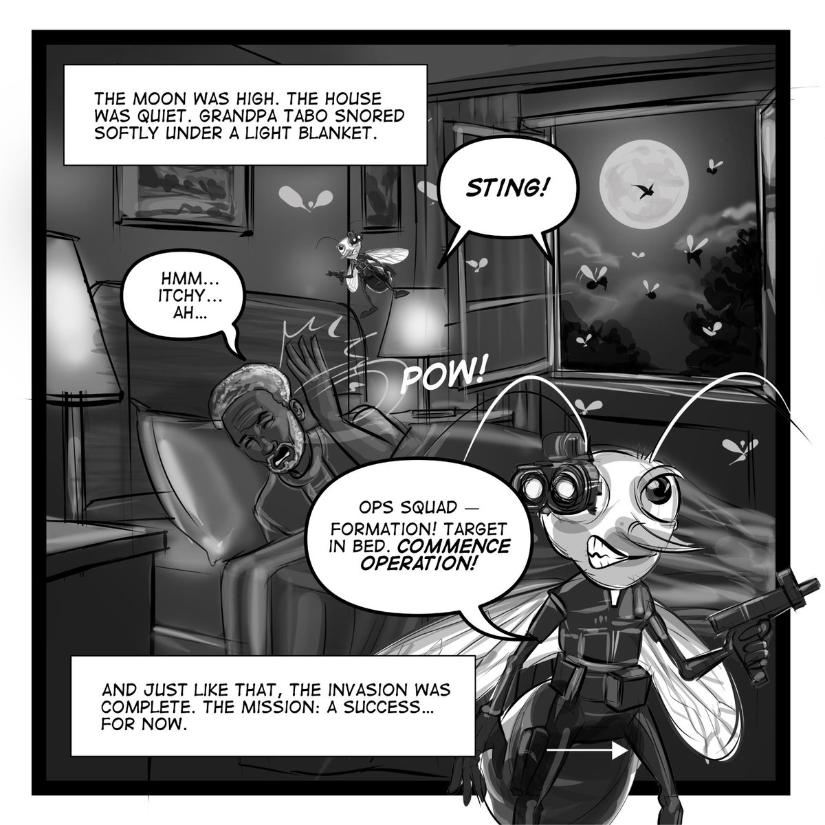 ArenaxPlusng's tweet photo. Let's take you back to how it all began. 😌🧐

Namada enjoyed some level of peace until Captain Anopheles and her team moved in to strike its residents. 

Their first target being Grandpa Tabo 🤔

#ArenaxPlus 
#rememberthename 
#arenaxplusseries 
#antimalarial https://t.co/2WhlumfvxR