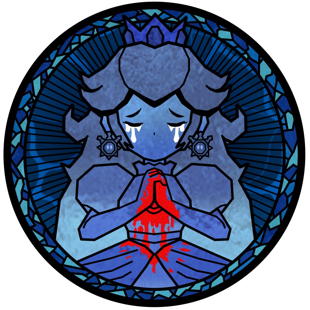 LShadow15's tweet photo. [The Lonely Princess Who Pray For Forgiveness]

Try my hand on a stained glass since it goes well with my artstyle I think.

#BlueGirlFailure #Oc #Horrorbrew #Marioexe #exeoc #exe #execommunity #Supermariosunshine https://t.co/wSwllM7o7w