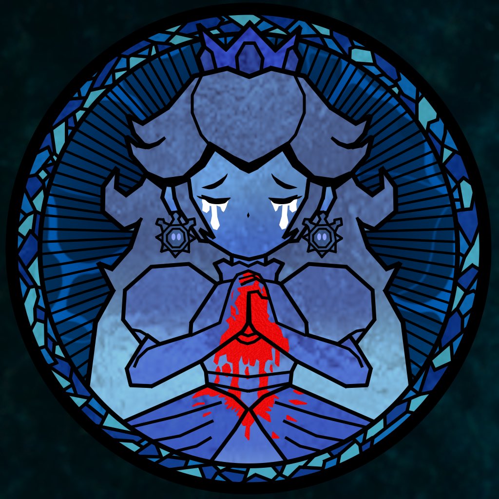 LShadow15's tweet photo. [The Lonely Princess Who Pray For Forgiveness]

Try my hand on a stained glass since it goes well with my artstyle I think.

#BlueGirlFailure #Oc #Horrorbrew #Marioexe #exeoc #exe #execommunity #Supermariosunshine https://t.co/wSwllM7o7w