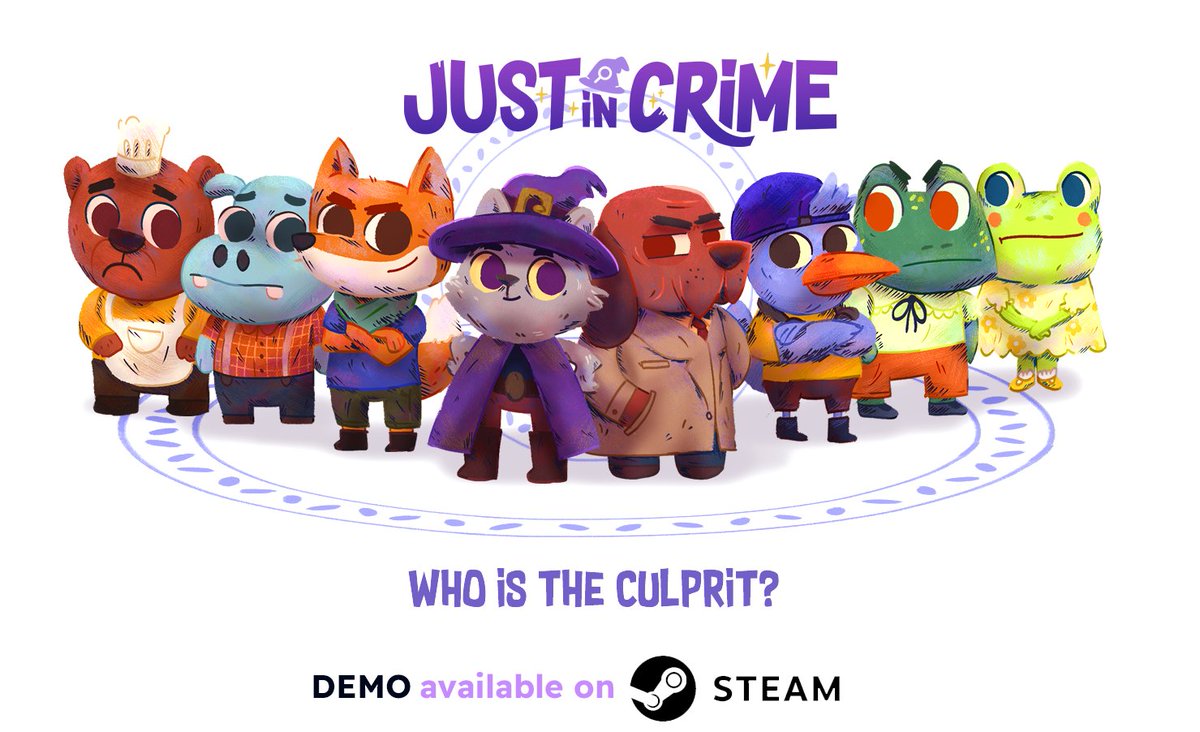 GometGames's tweet image. Who is the culprit? 🕵️‍♀️👀
Are you a good detective?
Just In Crime demo on Steam.
Full release 2026 — wishlists help! 💛
—
¿Quién es el culpable? 
¿Eres buen detective?
Demo de Just In Crime en Steam.
Lanzamiento 2026 — ¡la wishlist ayuda! 
#JustInCrime #DetectiveGame #IndieGame