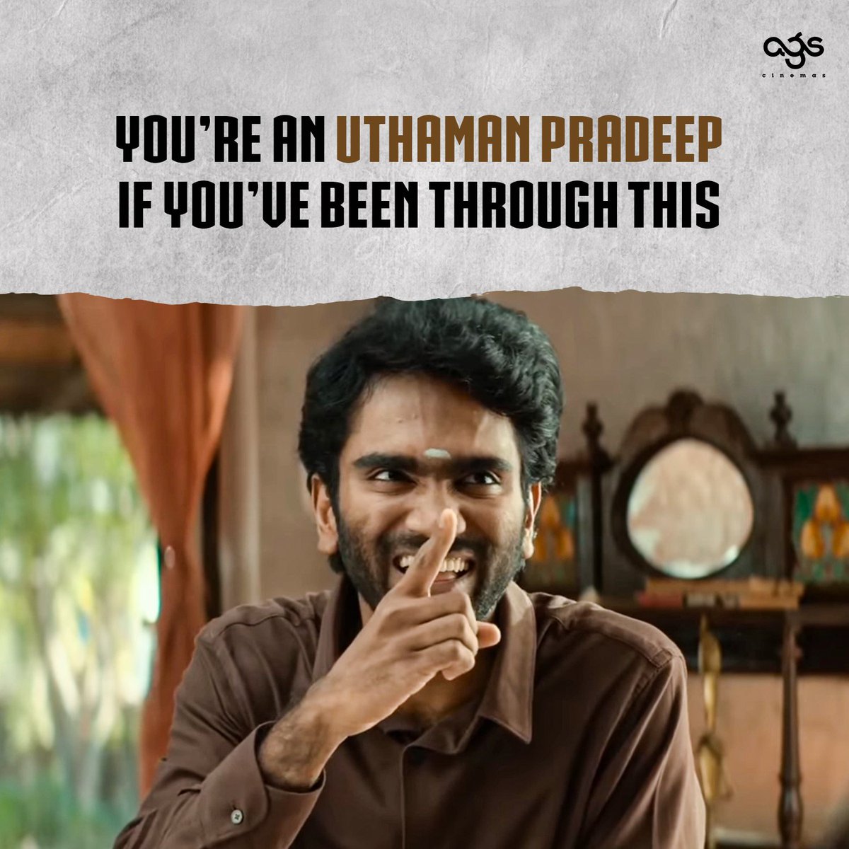 agscinemas's tweet photo. We’ve all had our Uthaman Pradeep moments 😂
Tell us yours in the comments!
#3YearsOfLoveToday #LoveToday #PradeepRanganathan #Ivana #YuvanShankarRaja #AGSCinemas https://t.co/edbzcLUkLs