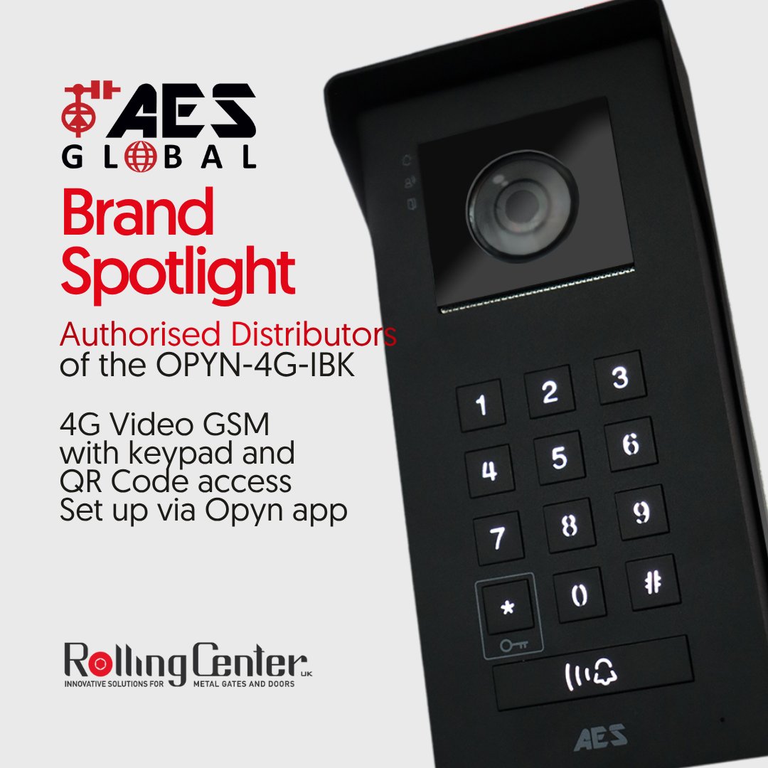 RollingCenterUK's tweet image. Quality Products. Quality Service. Nationwide.

We’re proud to be an #authoriseddistributor of AES, leader in #intercoms and #accesscontrol
With a long-standing partnership built on trust, we deliver premium AES solutions with exceptional service and nationwide stock availability