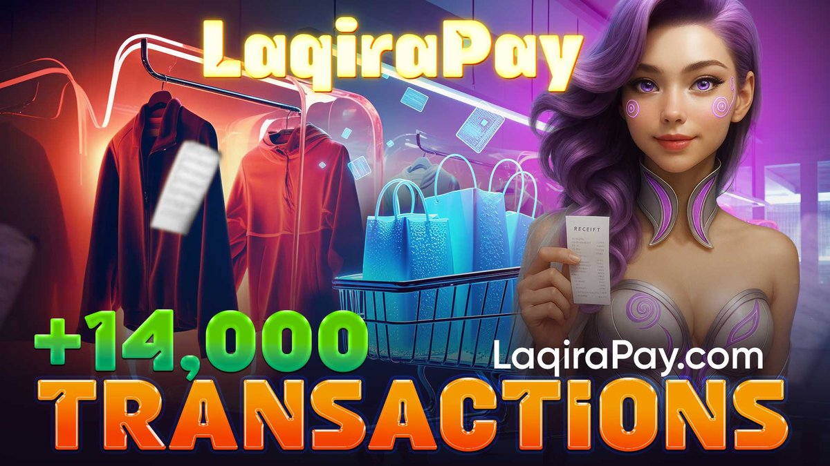 LaqiraProtocol's tweet photo. 📈 14,000+ Transactions & Counting! 

This is domination the rise of the world’s first fully decentralized, asset-agnostic, multi-network payment portal. 

Every transaction proves one thing:
💥 #LaqiraPay isn’t coming to disrupt payments… it already did. 💥

👉 Experience the revolution now: 
https://t.co/fNrjGS3b4G | https://t.co/bzNt0gxF36

#LaqiraProtocol #CryptoPayments #DeFi #LQR $LQR
