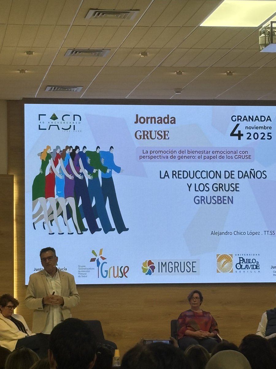 gematwitt's tweet photo. Interesante experiencia que está desarrollando en el AGS Jaén Norte para la reducción del consumo de Benzodiacepinas en el marco de los grupos socioeducativos. 
Jornada: ”La promoción del bienestar emocional con perspectiva de género: el papel de los GRUSE” 
en @EASPsalud https://t.co/c29jPHZwMV