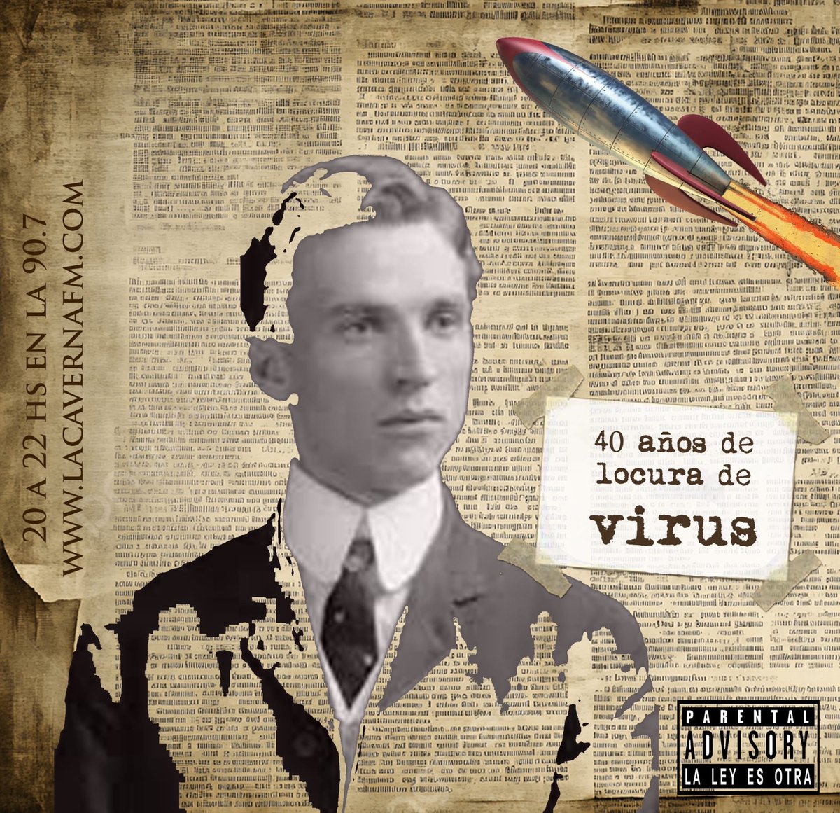 lacavernafm.com de 20 a 22 hs 

40 años de Locura de Virus