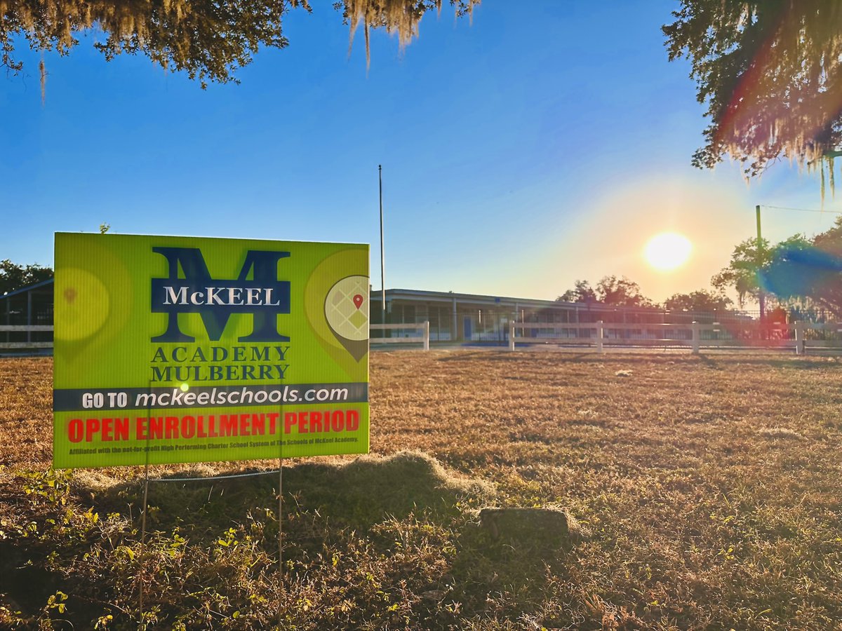 A new day. A new school. A new McKeel! 🐾✨🐾

McKeel Academy Mulberry opens August 2026, serving students PreK–6. 

Apply today — open enrollment runs through Nov. 17 for all TSMA campuses. 

Serving Polk families since 1998 #WeAreMcKeel

#MAT  #MAC  #SMA  #MAM
