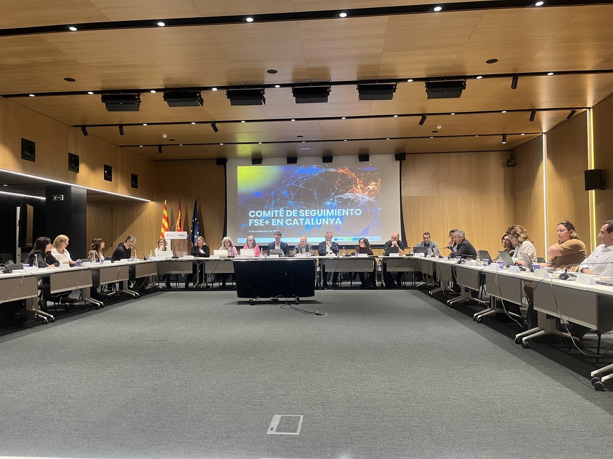 Avui, i representant a <a href="/ccoocatalunya/">CCOO de Catalunya</a>⁩, a la reunió del Comité de seguiment FSE+ a Catalunya.
Conèixer l’estat i la situació actual del programa, execució i resultats de les accions. Identificar necessitats i  situar reptes que millorin la vida de la classe treballadora.