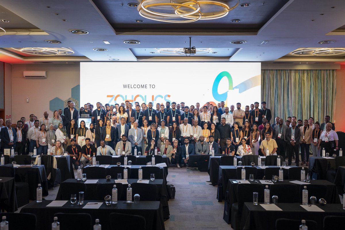 ZohoWorkplace's tweet image. That&apos;s a wrap on Zoholics Mauritius! ✅✨

From the very first conversation at the registration desk to the final chat after the session, the excitement around AI capabilities in Zoho Workplace was incredible. 🤖💼
 
We&apos;re leaving with new insights, opportunities, and momentum.…
