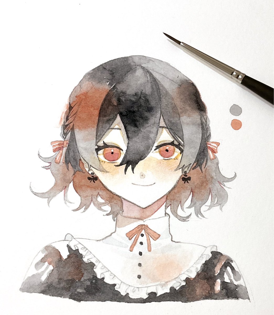 「oc #透明水彩」|秋宙樞のイラスト
