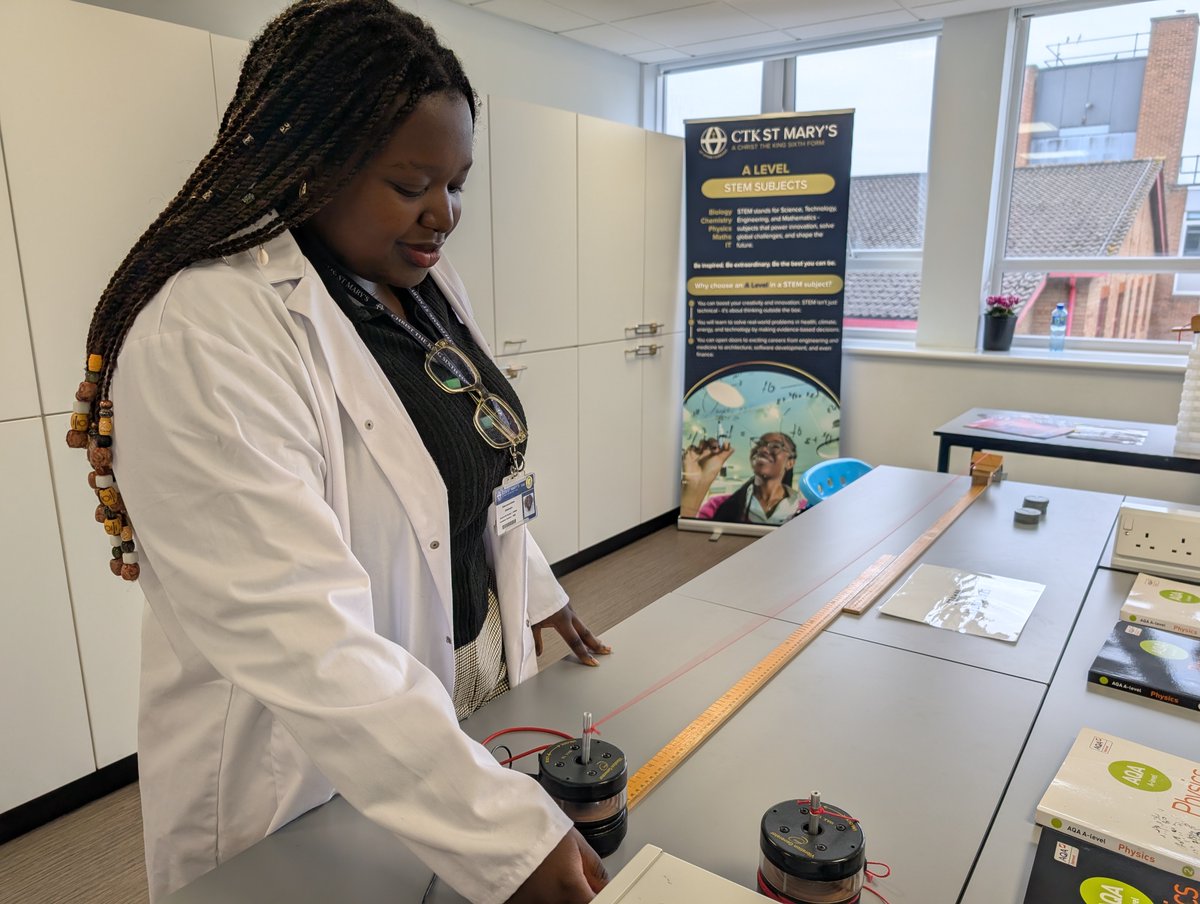 ctksfc's tweet image. CTK St Mary’s is a Sixth Form Centre for Excellence offering A Levels in Biology, Chemistry, Physics, Maths &amp;amp; IT.

Join us at our Open Morning next Thursday (9–10am) to explore STEM at CTK!
Sign up here 👉 ow.ly/RzO550XaX67.

#CTKStMarys #STEMEducation #ALevels #OpenMorning