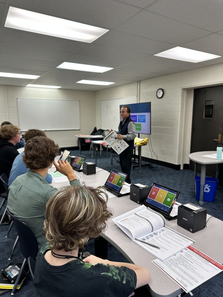 Did you know that 10 Bay High School students are working the polls today in Bay Village? It's true! They were recently trained by the Board of Elections as part of the Future of Democracy program. (Don't forget to vote!)
