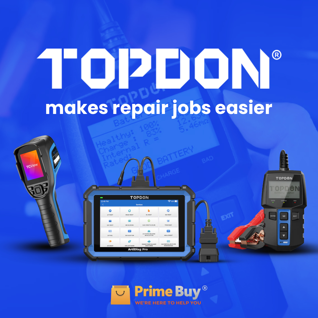 MegaSolutionsL1's tweet image. 👉bit.ly/3X8nGVR TOPDON is known for its top-quality automotive diagnostic tools &amp;amp; equipment. 🛍️ On Prime Buy, choose from: TOPDON scan tools, battery testers &amp;amp; battery chargers, key programmers, thermal imaging cameras, jump starters, etc. #topdon  #Scanner #Diagnostic