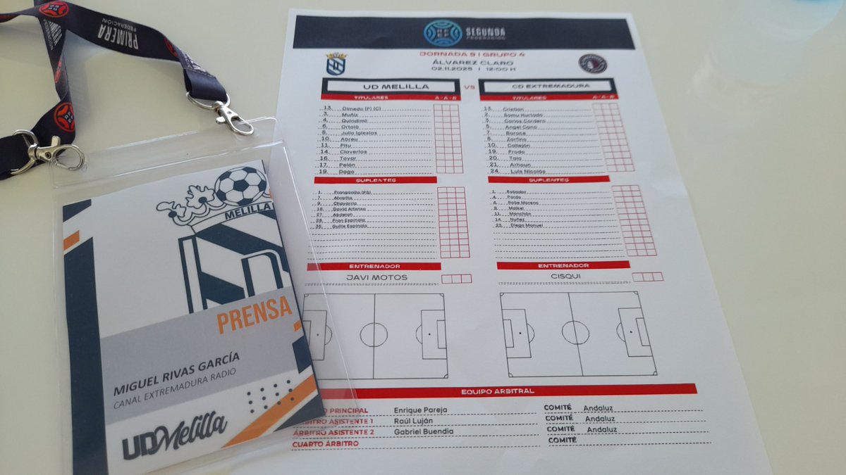 Rivers_Mikel's tweet image. 🎙 Aún digiriendo lo vivido el pasado domingo. Gracias @enjuegoCEX por permitirme narrar el UD Melilla- CD Extremadura desde el Estadio Municipal Álvarez Claro