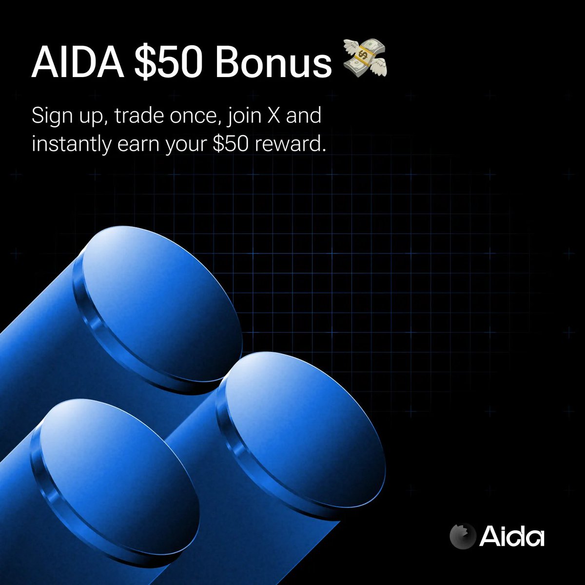 jjncck's tweet photo. Just tried AIDA and it feels like a true hub: 
one terminal across 22 networks (ALGO/ETH/BNB/SOL/SUI/…)

Create a wallet, make 1 trade, follow 
@aidappcom
 → grab the $50 fee bonus. 

Referrals pay 16%/8%, plus Mindsharing calls, Trading Battles, and a coming $AIDA airdrop.

#TradingTerminal #Web3Finance