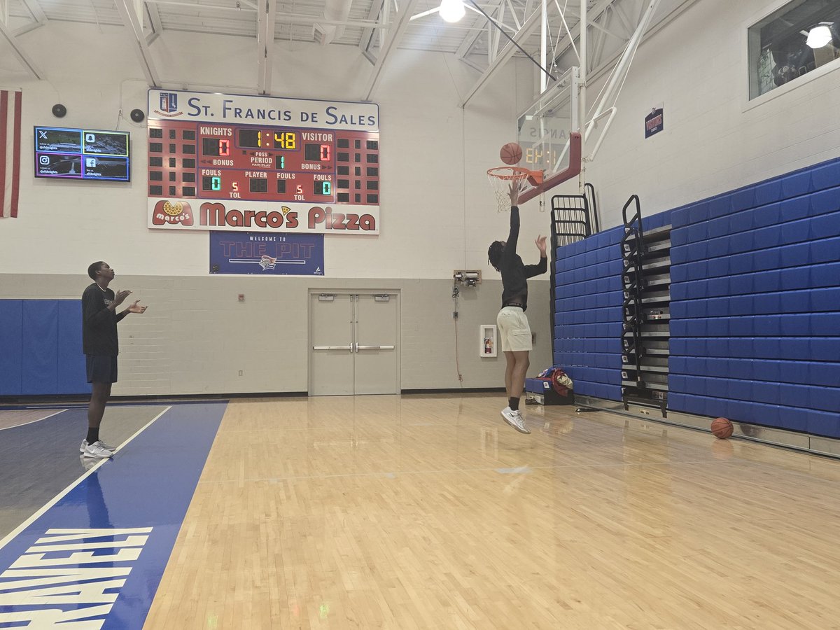 Day 2 of Morning Melee for <a href="/SFSAthletics/">St. Francis de Sales Athletics</a> Varsity Basketball!

#GoKnights