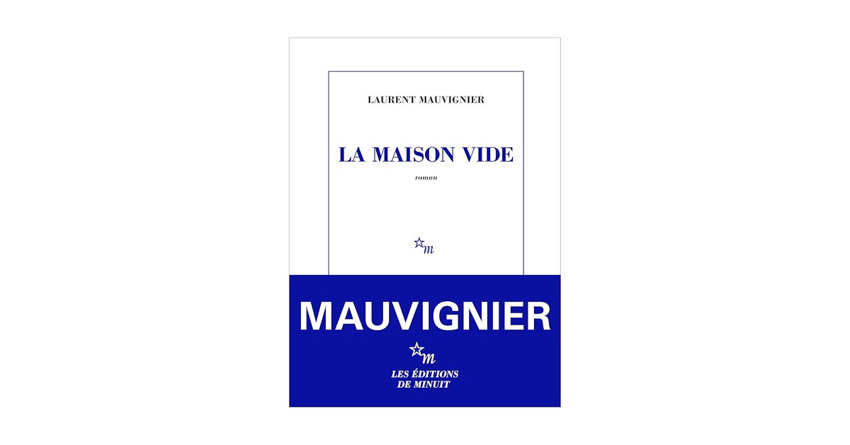 Nieuws: Laurent Mauvignier wint Prix Goncourt met La maison vide tzum.info/2025/11/nieuws…