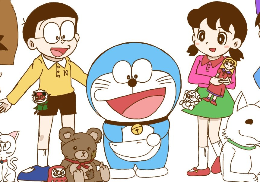 100いいねごとに仲間が増えるドラえもん
 #ドラえもんファンアート