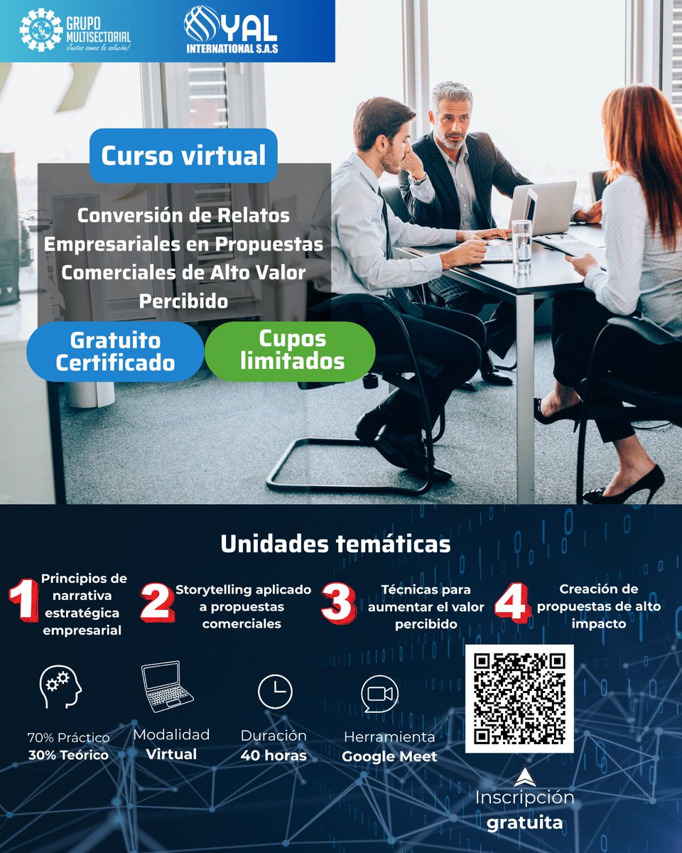 💡*INSCRÍBETE Y POTENCIA TU EMPRESA*💡

*Link de inscripción para capacitacion virtuale*
forms.gle/JwURBCKg65CPEX…

*Link de inscripción para capacitación híbrida*
forms.gle/QSVcgHrfQVYtcR…
