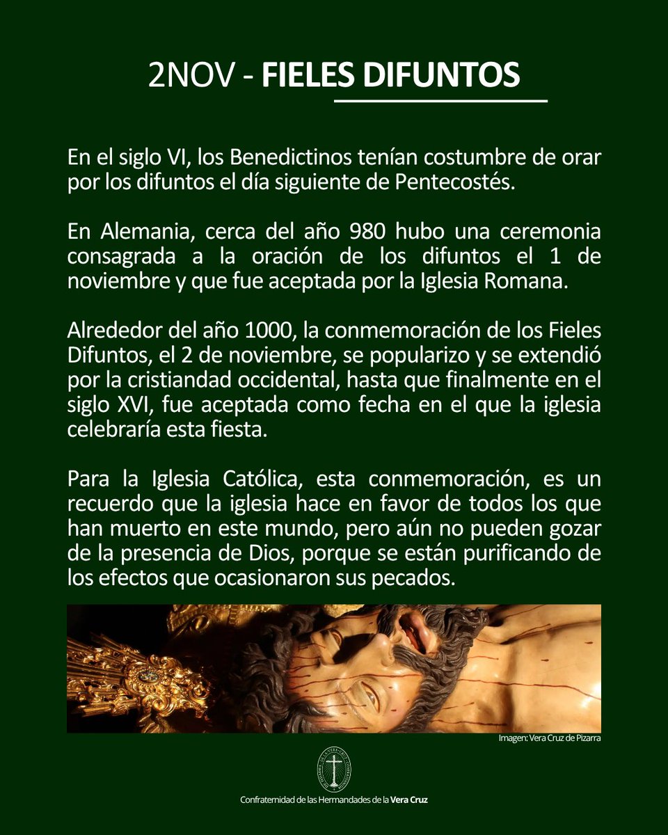 𝐌𝐄𝐒 𝐃𝐄 𝐍𝐎𝐕𝐈𝐄𝐌𝐁𝐑𝐄 - 𝐓𝐎𝐃𝐎𝐒 𝐋𝐎𝐒 𝐒𝐀𝐍𝐓𝐎𝐒 𝐘 𝐅𝐈𝐄𝐋𝐄𝐒 𝐃𝐈𝐅𝐔𝐍𝐓𝐎𝐒

#SoydelaVeraCruz💚